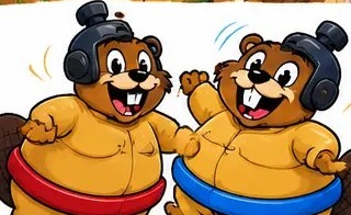 Majavat sumopainissa