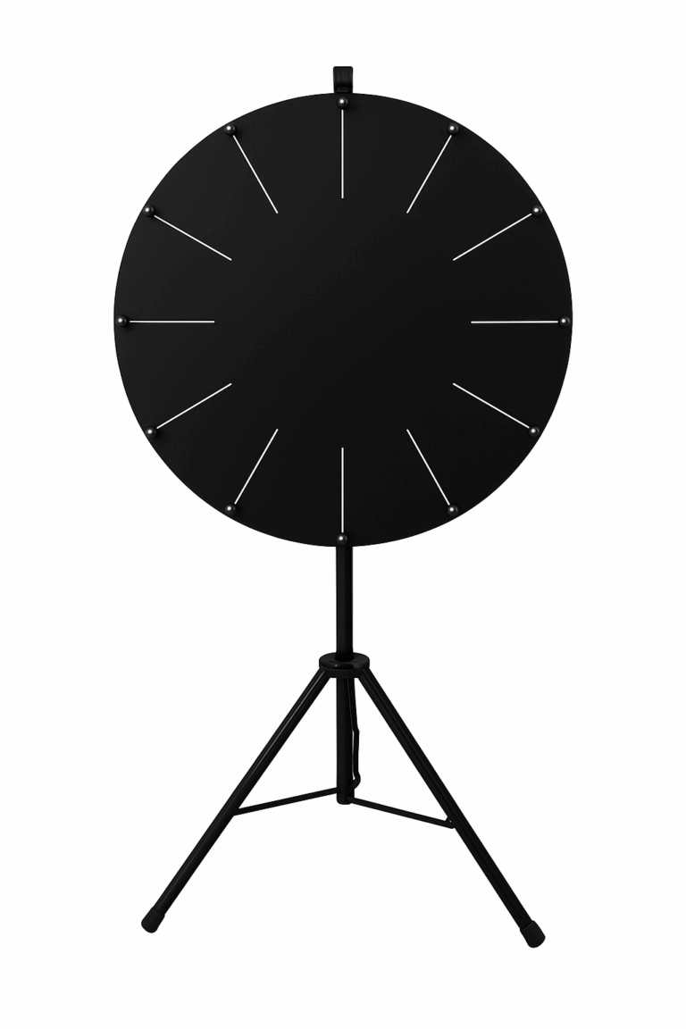 Onnenpyörä 100 cm musta valkotaulu