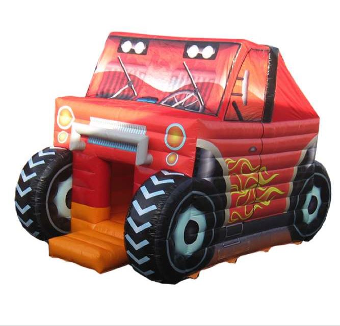 Pomppulinna Monsteriauto - XXL